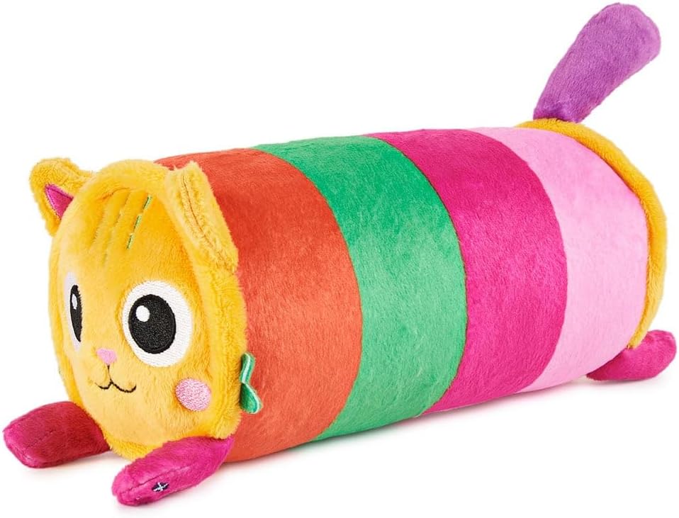 Gabbys Dollhouse 8-inch Pillow Cat Purr-ific Plush Toy