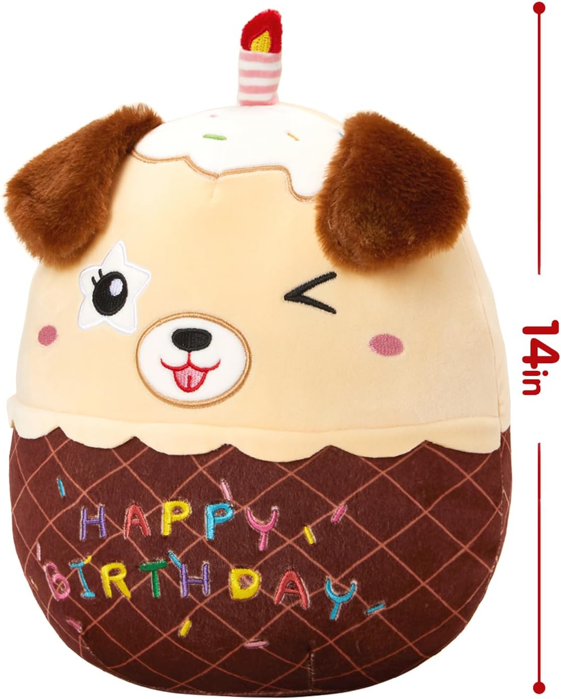14 Birthday Dog Plush Pillow - CozyWorld