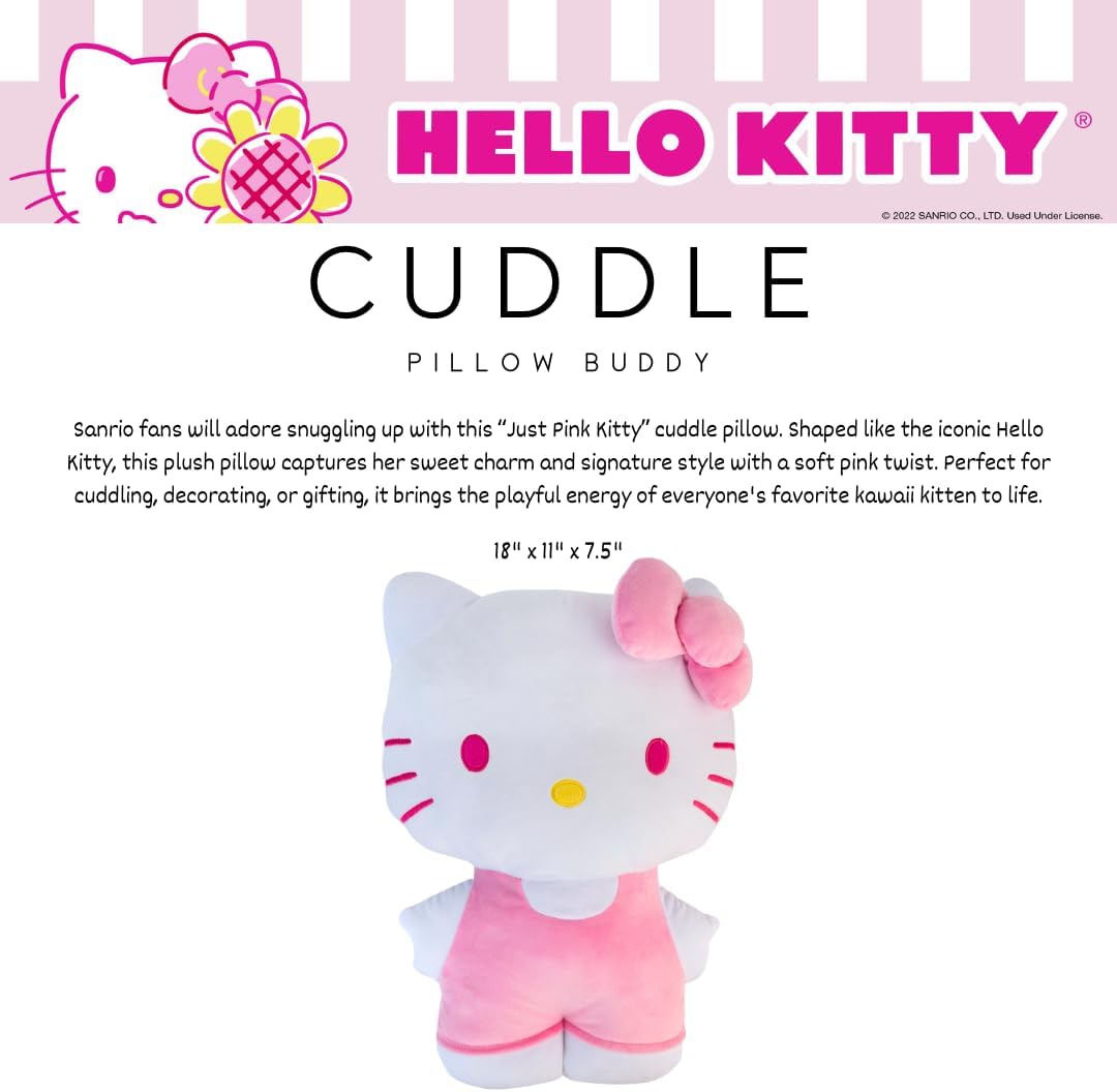 Franco Bedding Super Soft Plush 1 Count - Hello Kitty