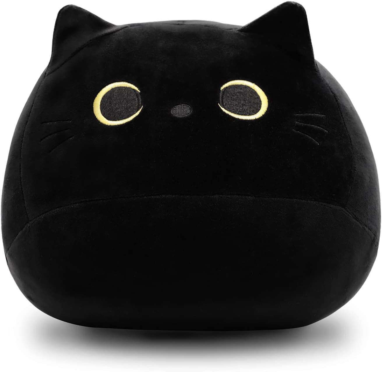 Adorable Black Cat Plush Pillow for Kids Adults