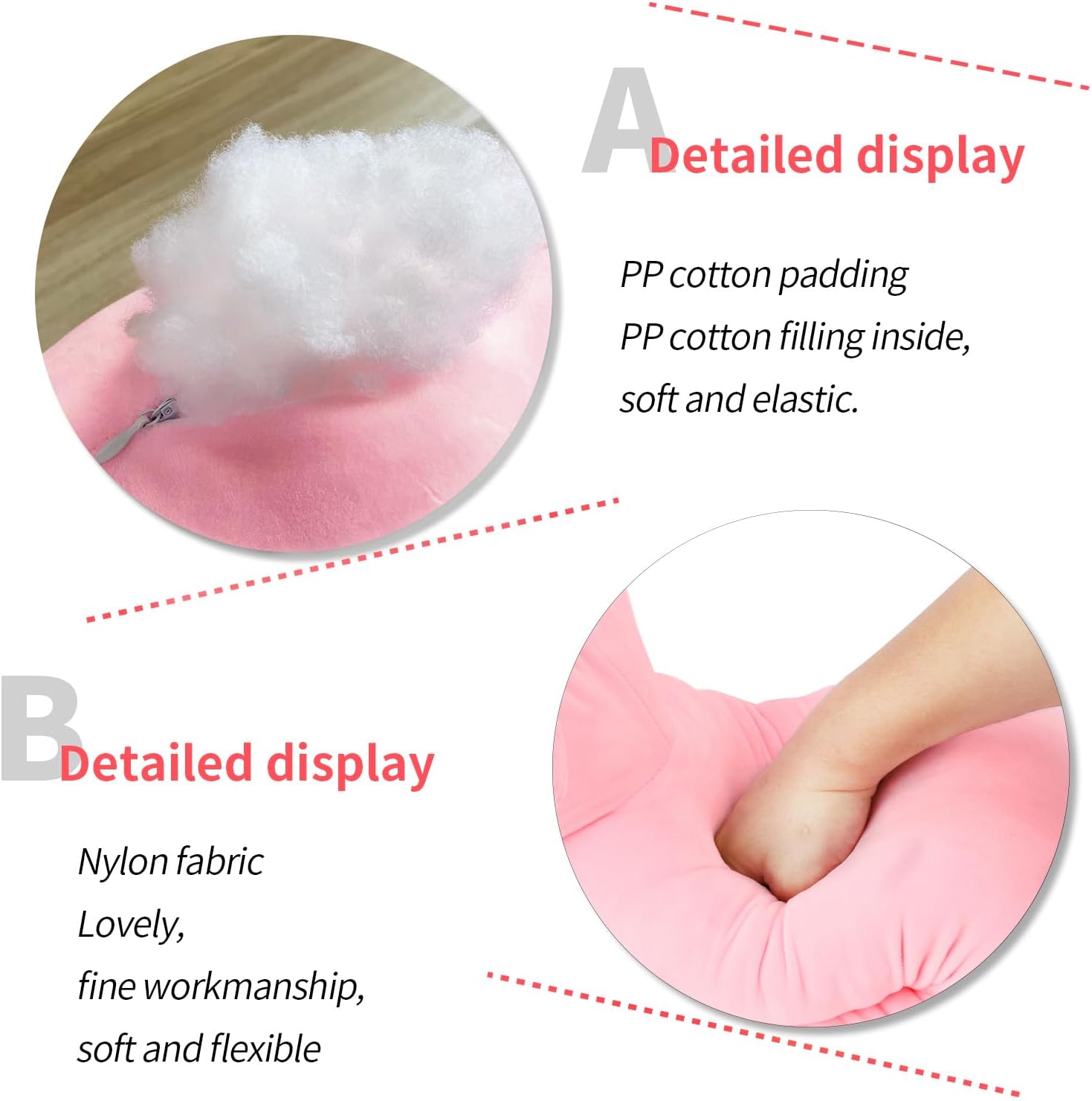 AFAN Long Cat Plush Cuddly Soft Perfect for Relaxation