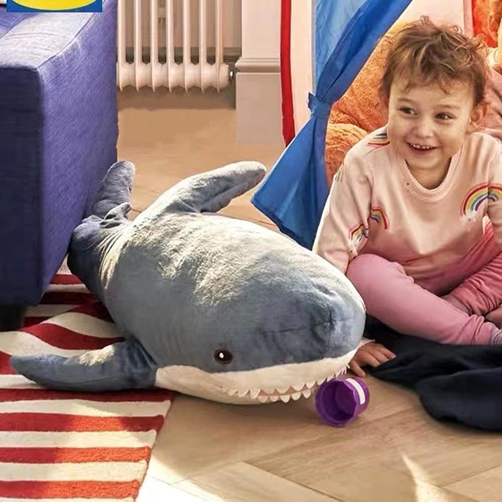 24 Shark Plush Pillow for Kids Adults - Soft Stretchy and Super Durable