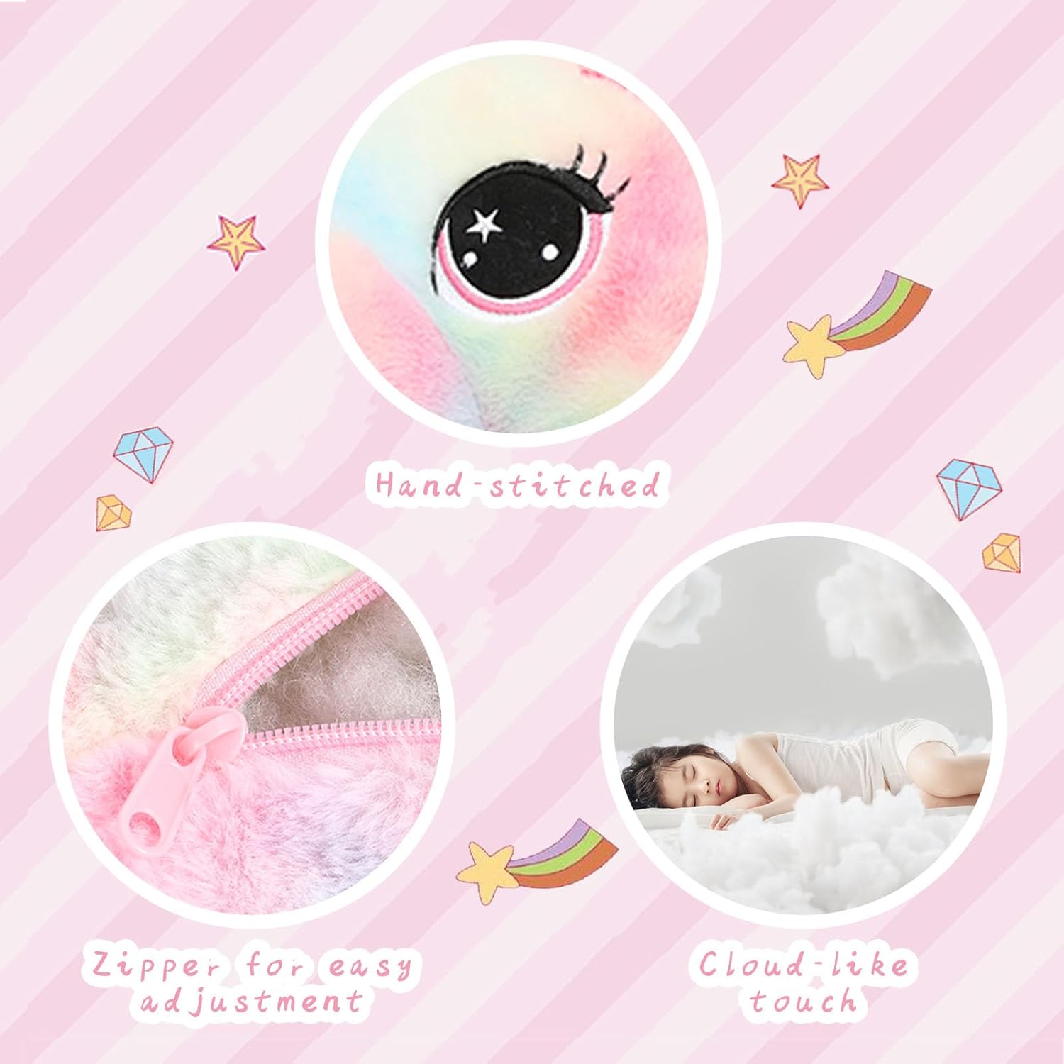 Sparkling Unicorn Plush Toy