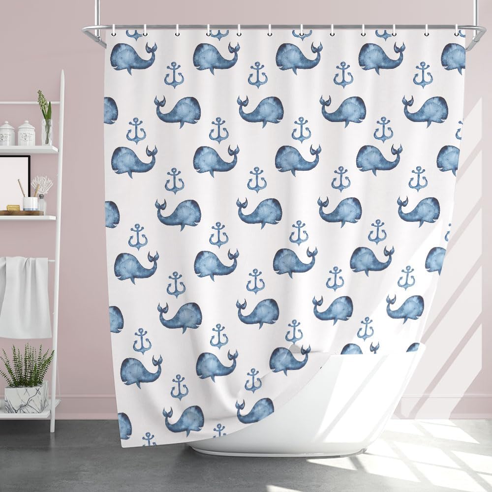 Wathon Nautical Shower curtain Set - 70X70 inches