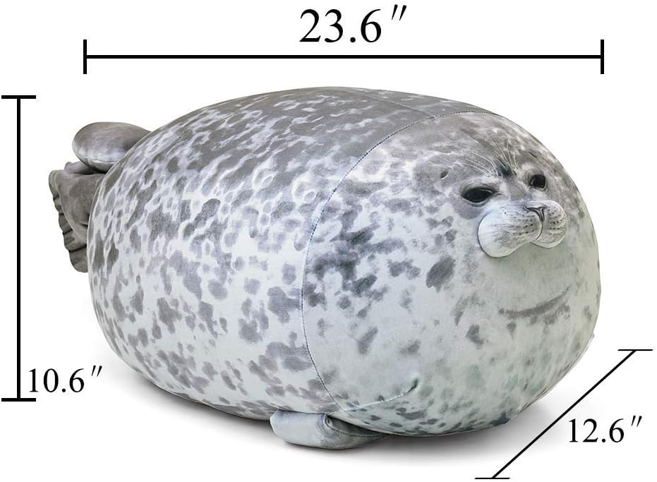 Chubby Blob Seal Plush Pillow