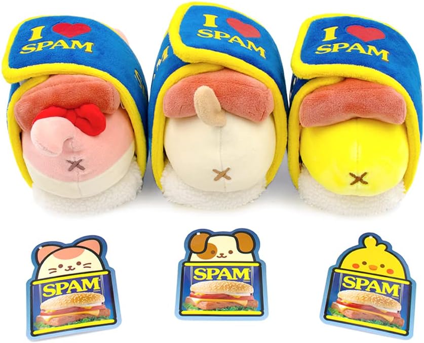 Anirollz Stuffed Animal Plush Toy - 6 Kittyroll with SPAM Musubi Blanket