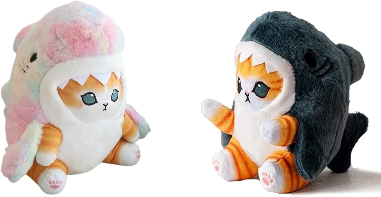 Cute Shark Cat Plush 8 Cat plush