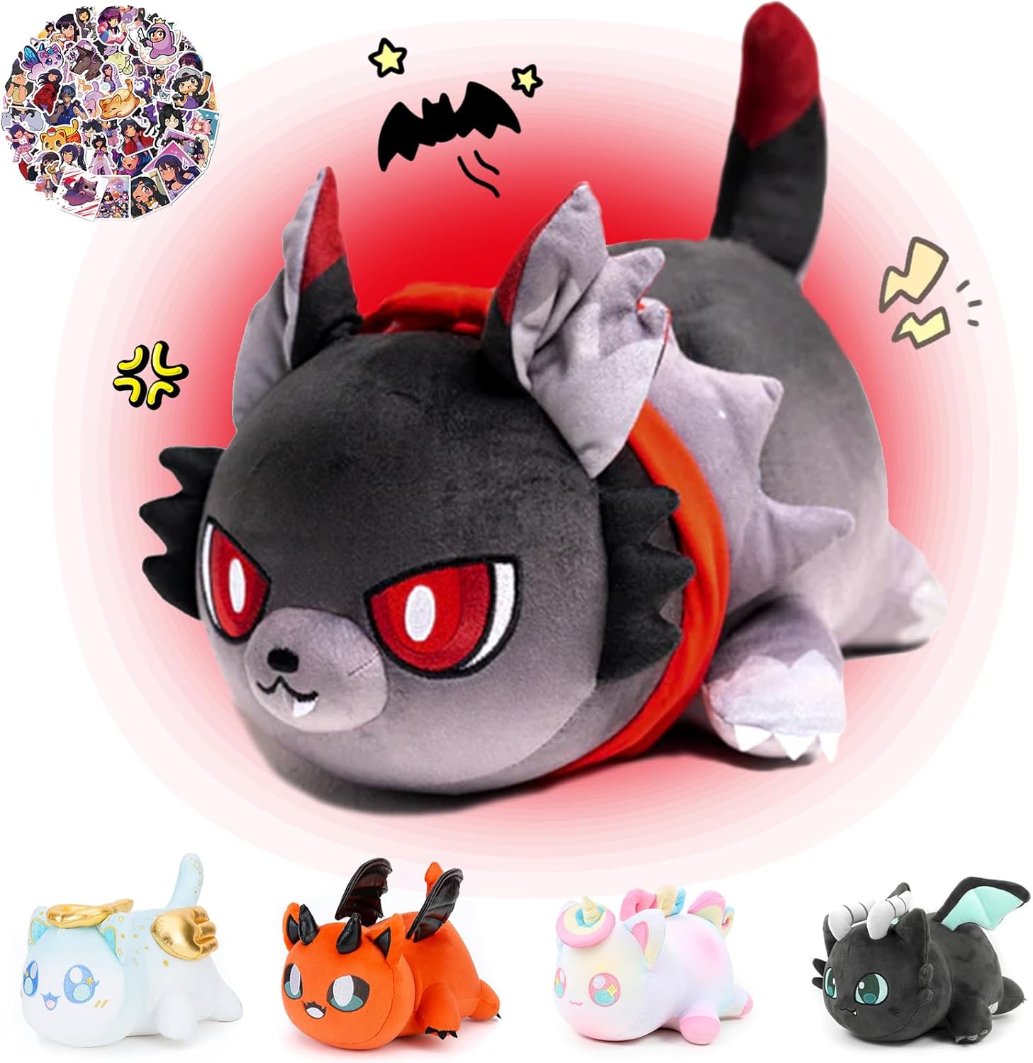 Kowsi Werewolf Plush with 60 Sticker Set