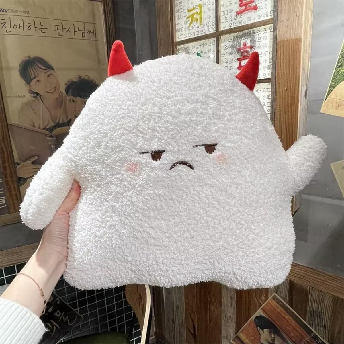 ARELUX Cute Ghost Plush Pillow