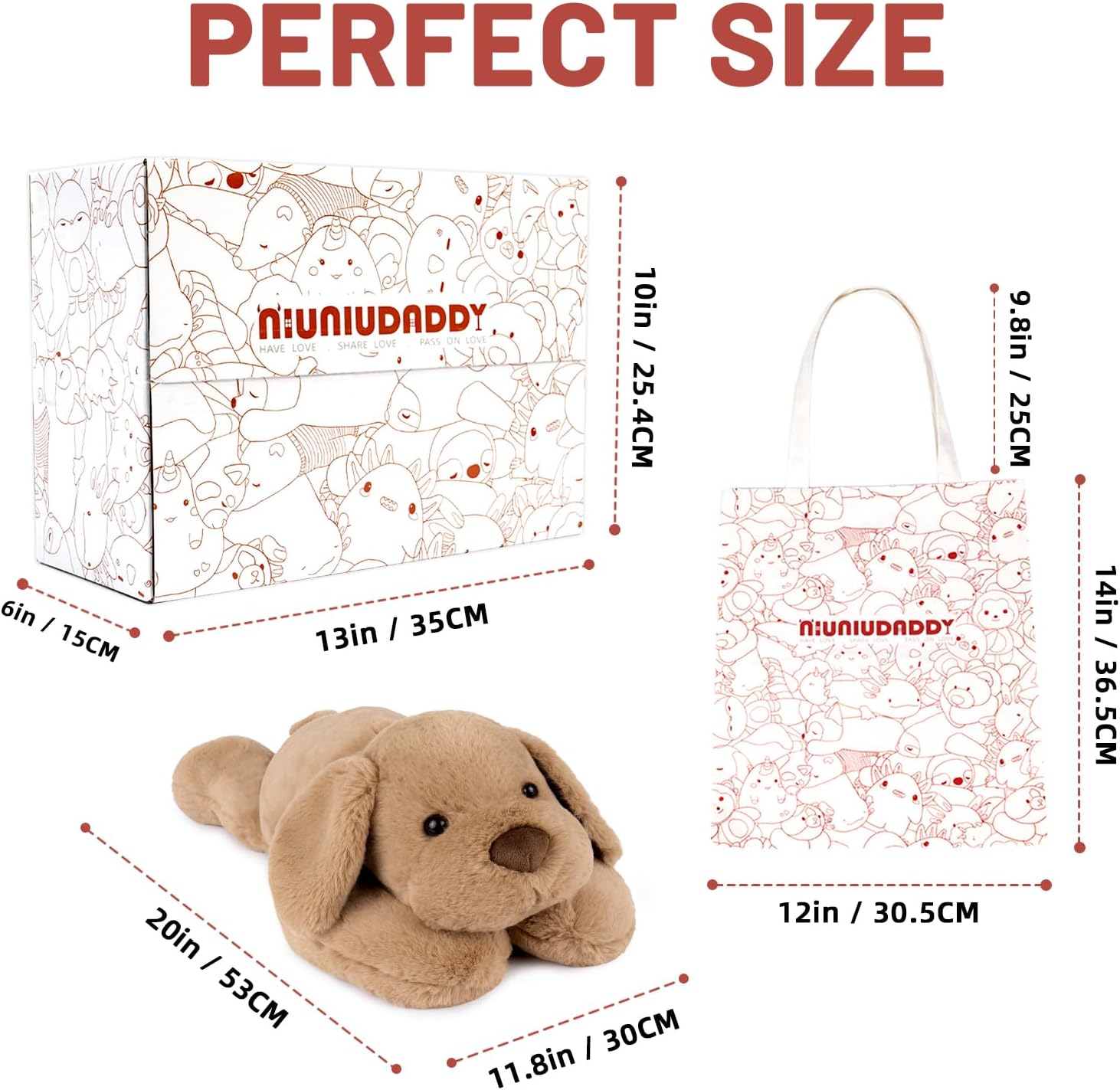 Relaxing Stuffed Dog for Anxiety
