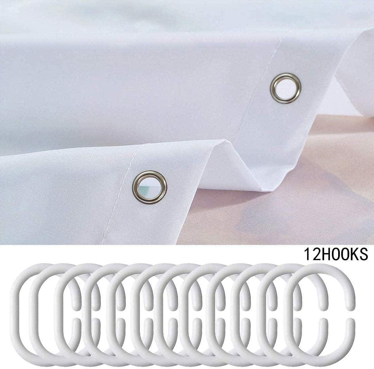 Cute Mermaid Bath Curtain Set