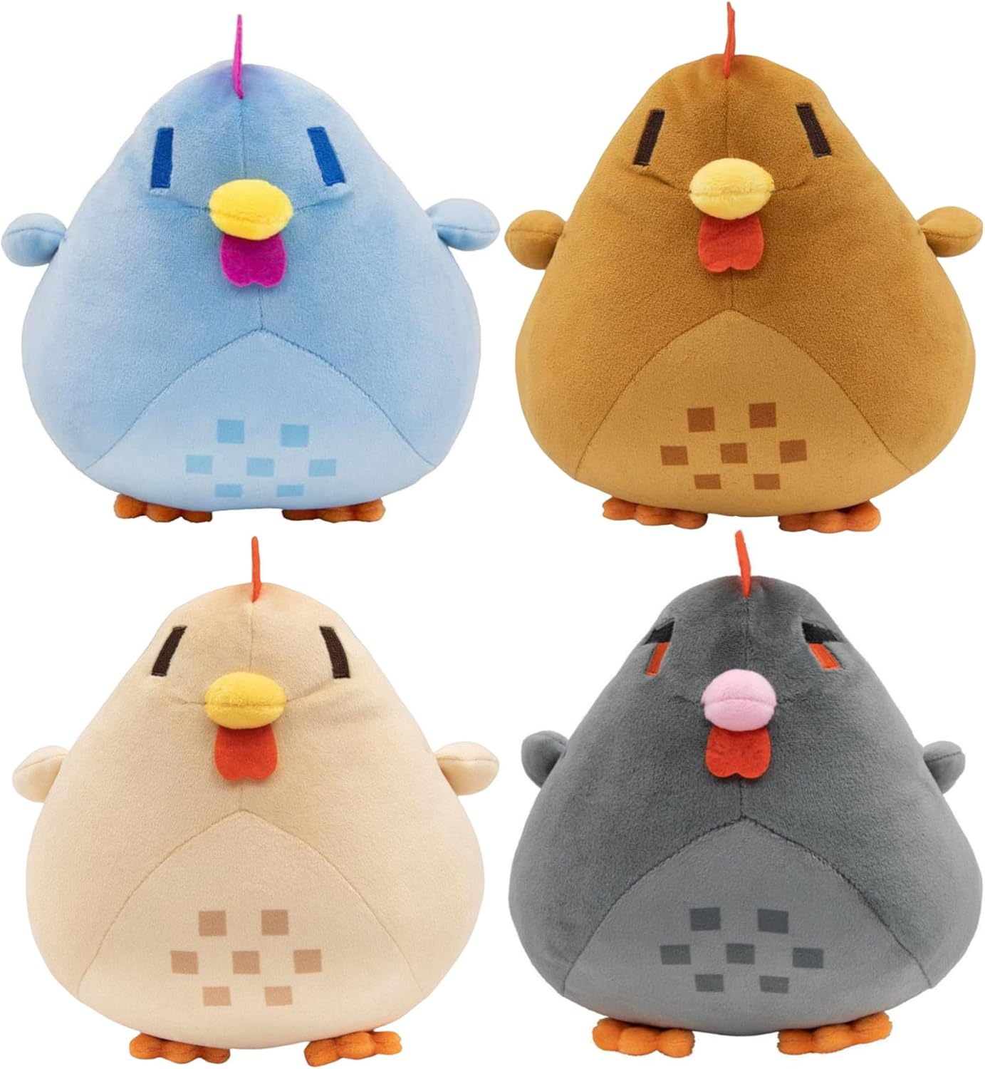 Buxomigrl Animal Chicken Plush Farming Hen Christmas Brown