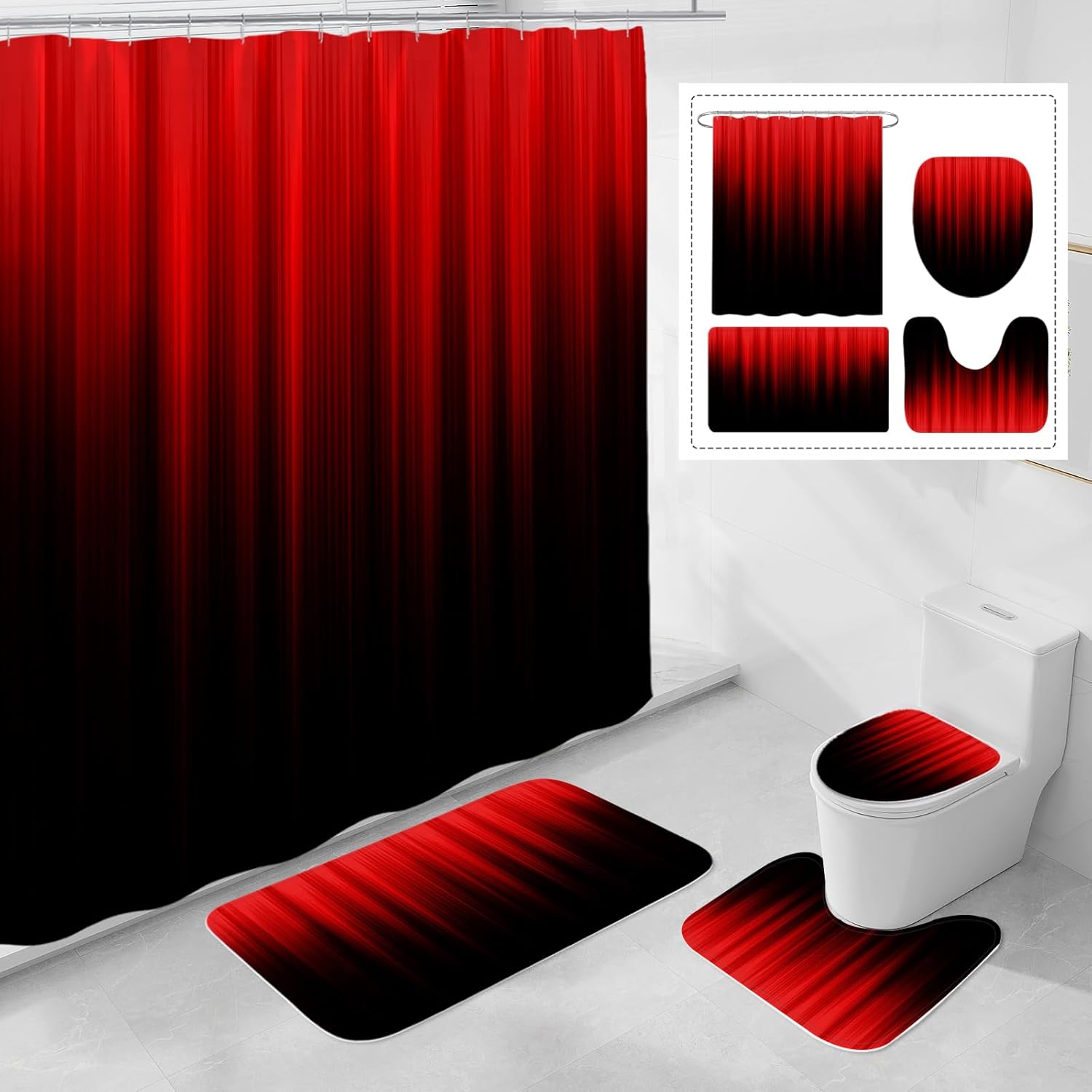 Delightful Gradient Bath Set