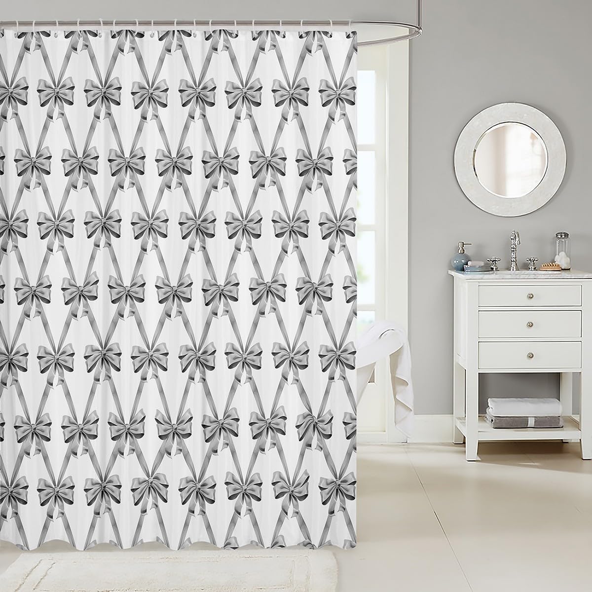 Feelyou Cute Bowknot 72x72 Showers for Kids