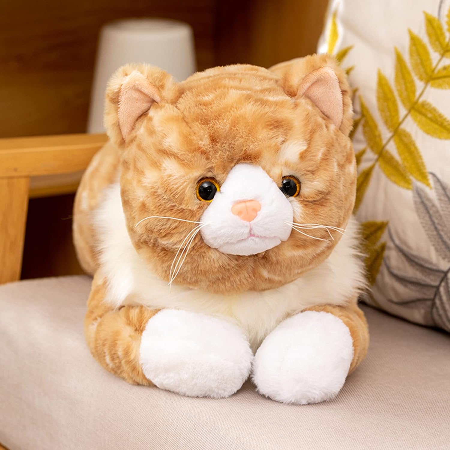 Adorably Padded Cat Weight Plush