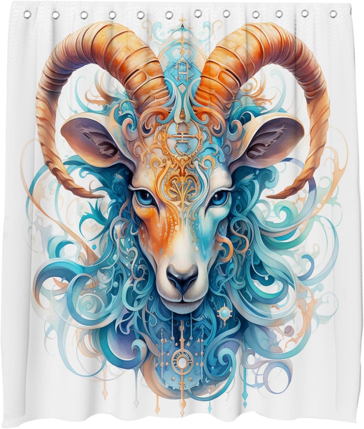 Vibrant Animal Shower Curtain
