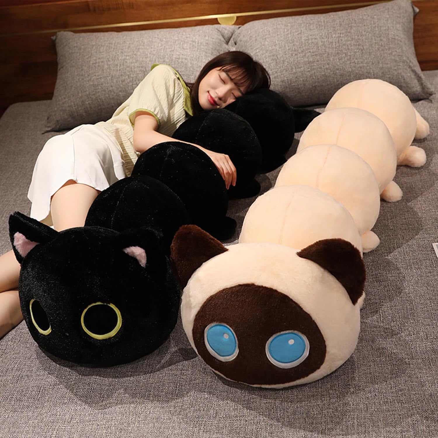 Somao Cat Caterpillar Plush Pillow 50cm 50cm1968inch