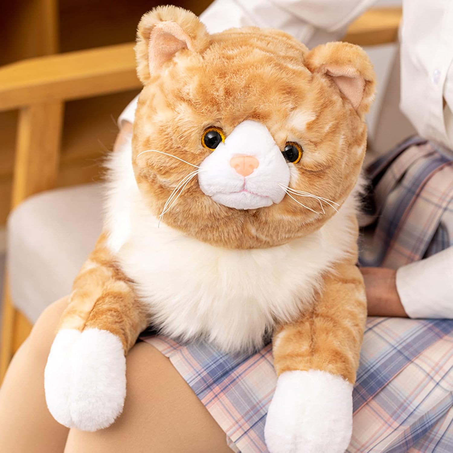 Adorably Padded Cat Weight Plush