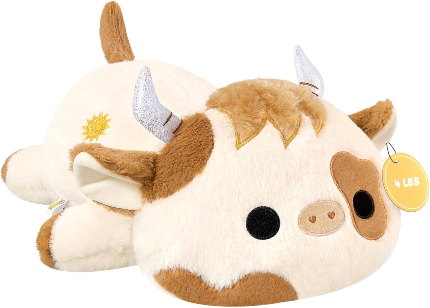 Onsoyours Weighted Highland Cow Plush