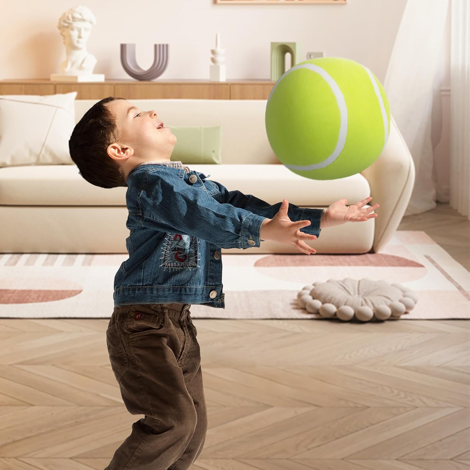 Perfect Tennis Ball Plush Toy for Kids