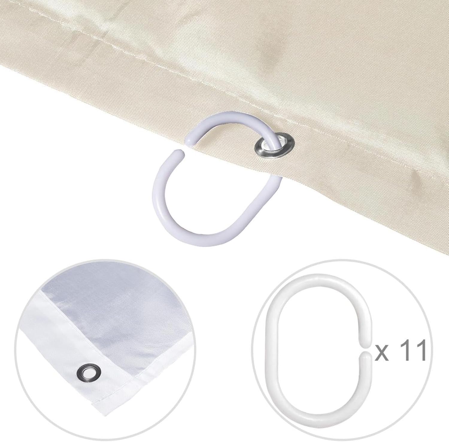 Watercolor Retro Rail Car Shower Curtain Set