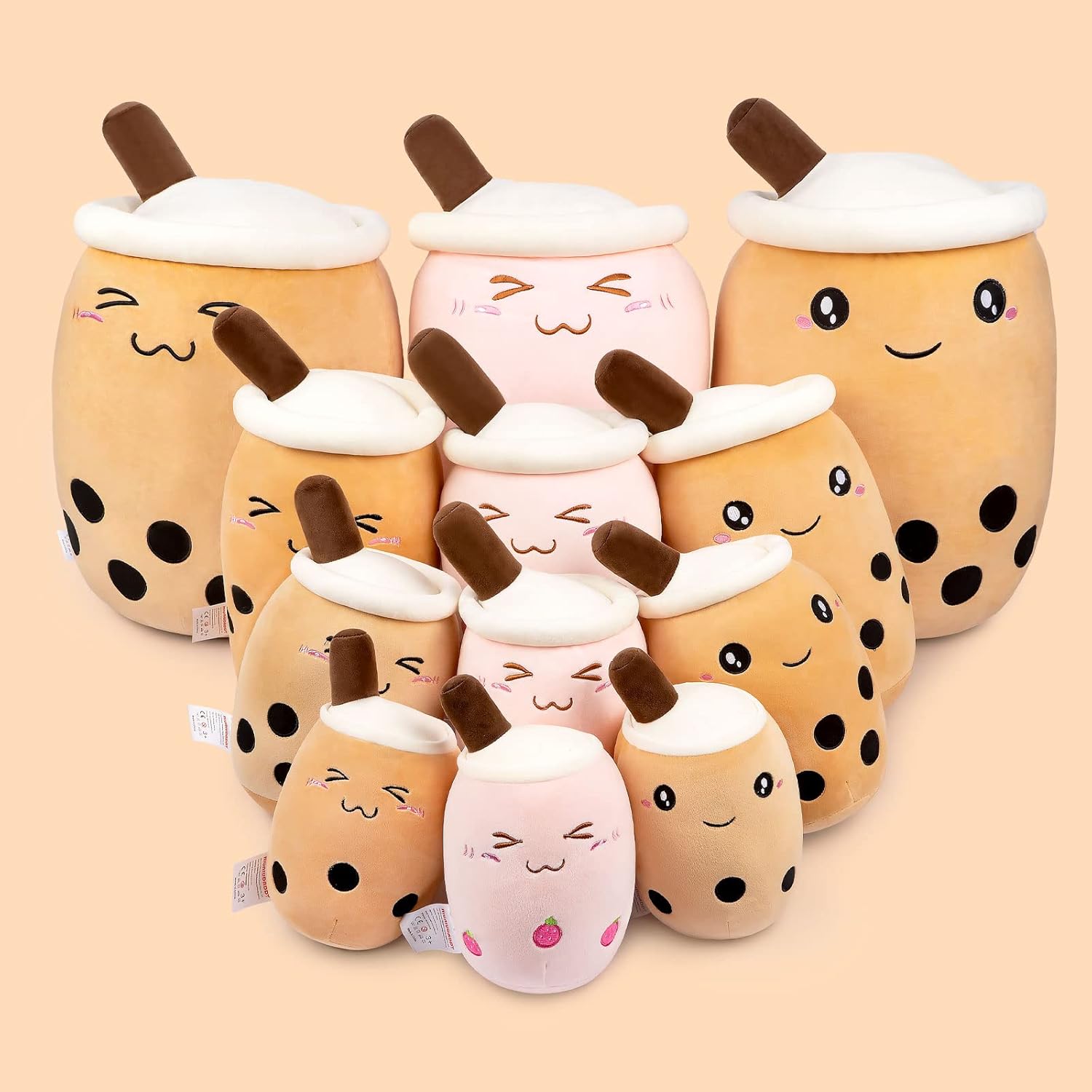 Bubbles Large Plush Tea Pillow