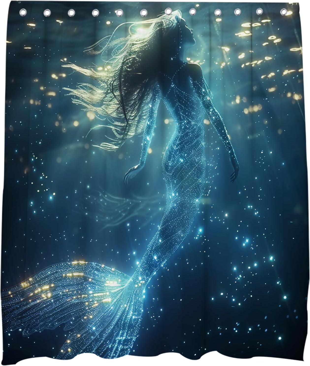 Mermaid Shower Curtain SetFantasy Ocean