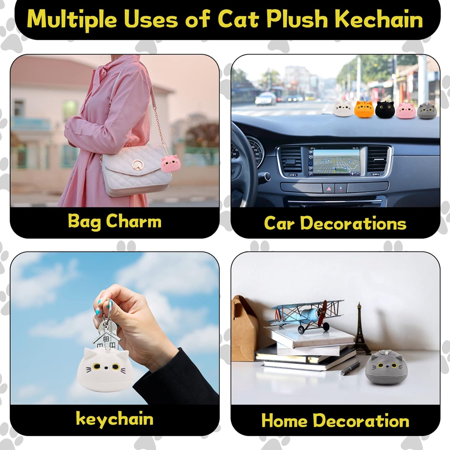 3D Plush Cat Stuffed Animal