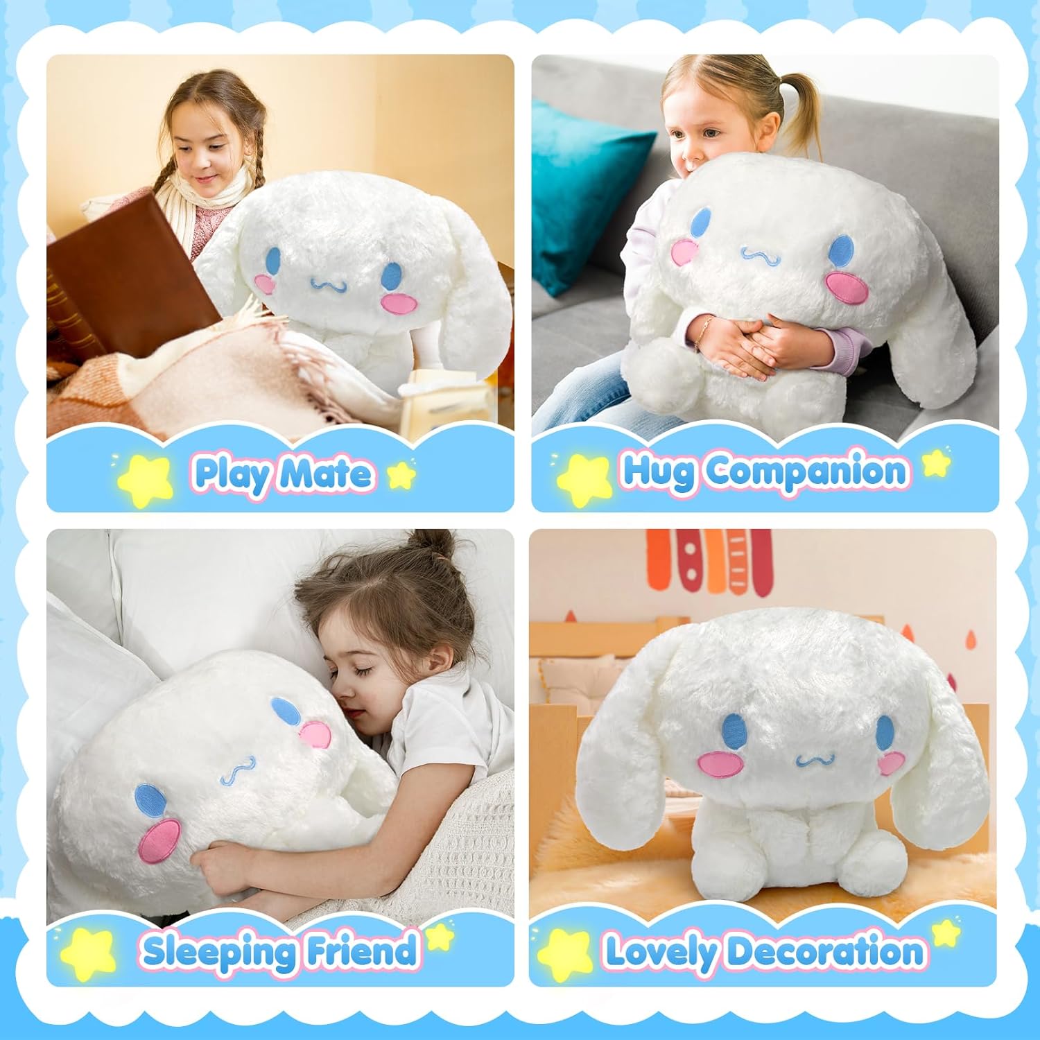 Maikerry Anime Plush Doll Pillow With Two Modes
