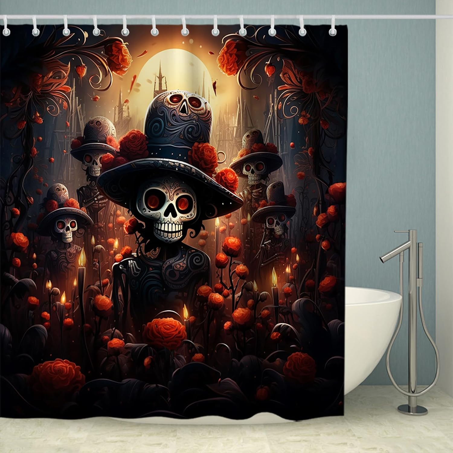 Fun Halloween Bath Decor Set