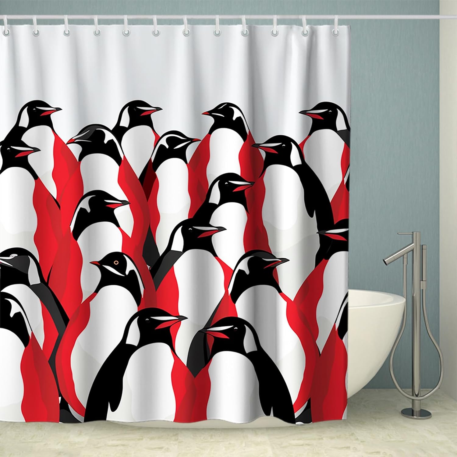 Cute Red Penguin for Kids