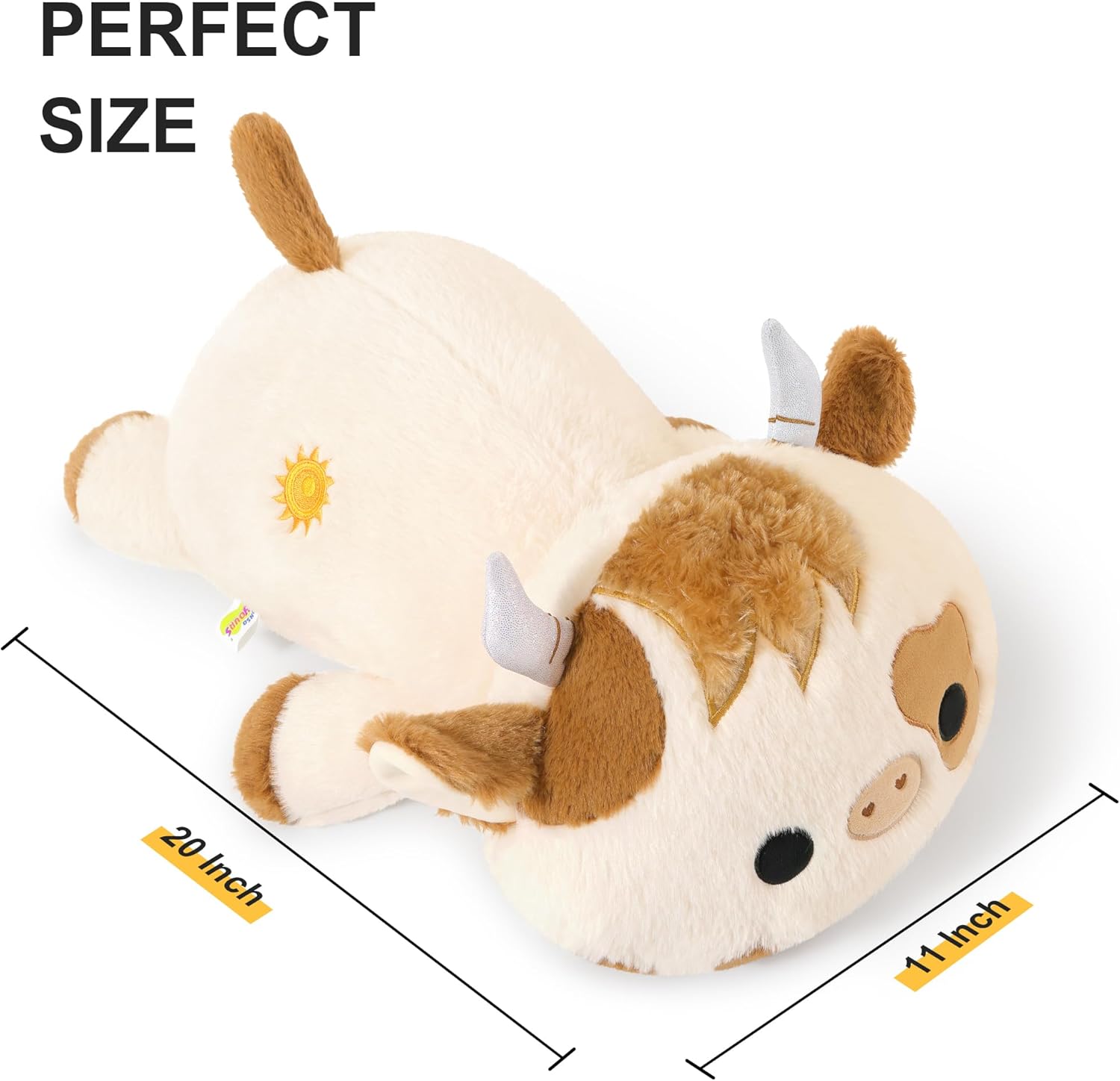 Onsoyours Weighted Highland Cow Plush