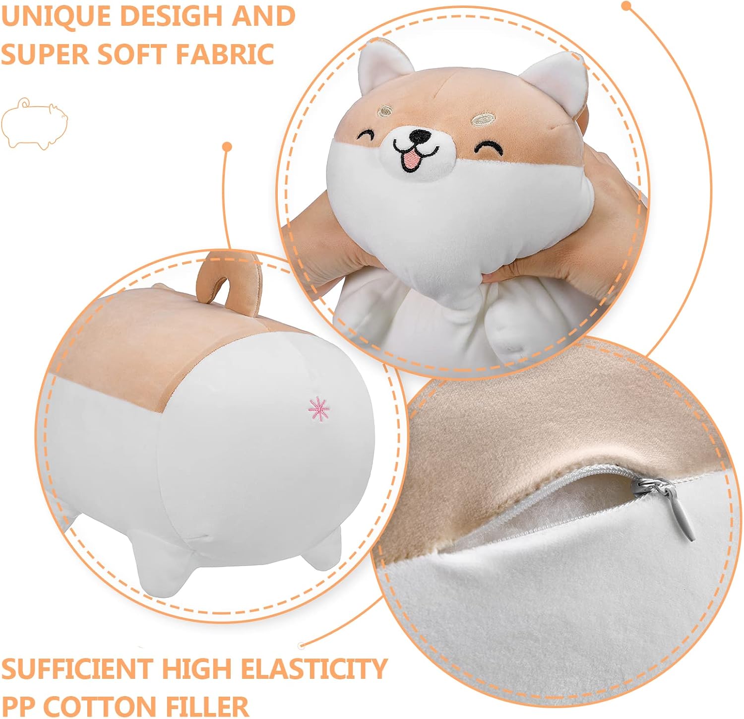 Auspicious Beginning Shiba Inu Plush Toy