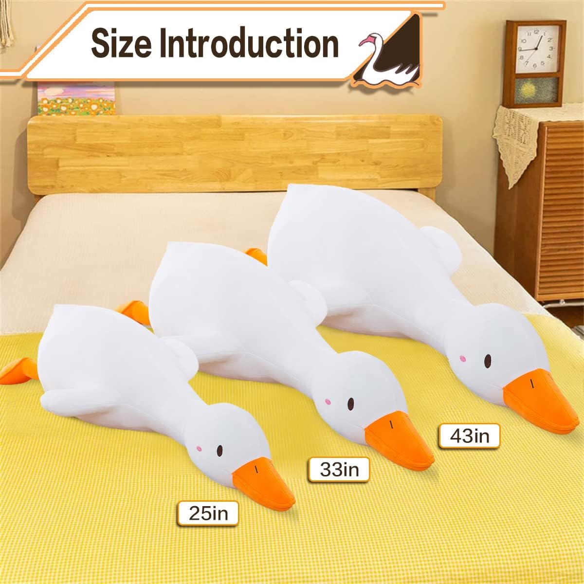 Cozy Duck Plush Pillow for Kids