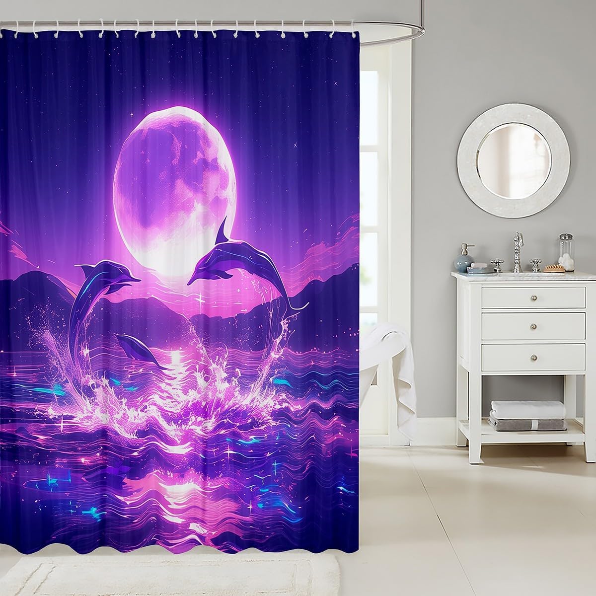 Dolphin whimsy Sparkling Bath Time Style