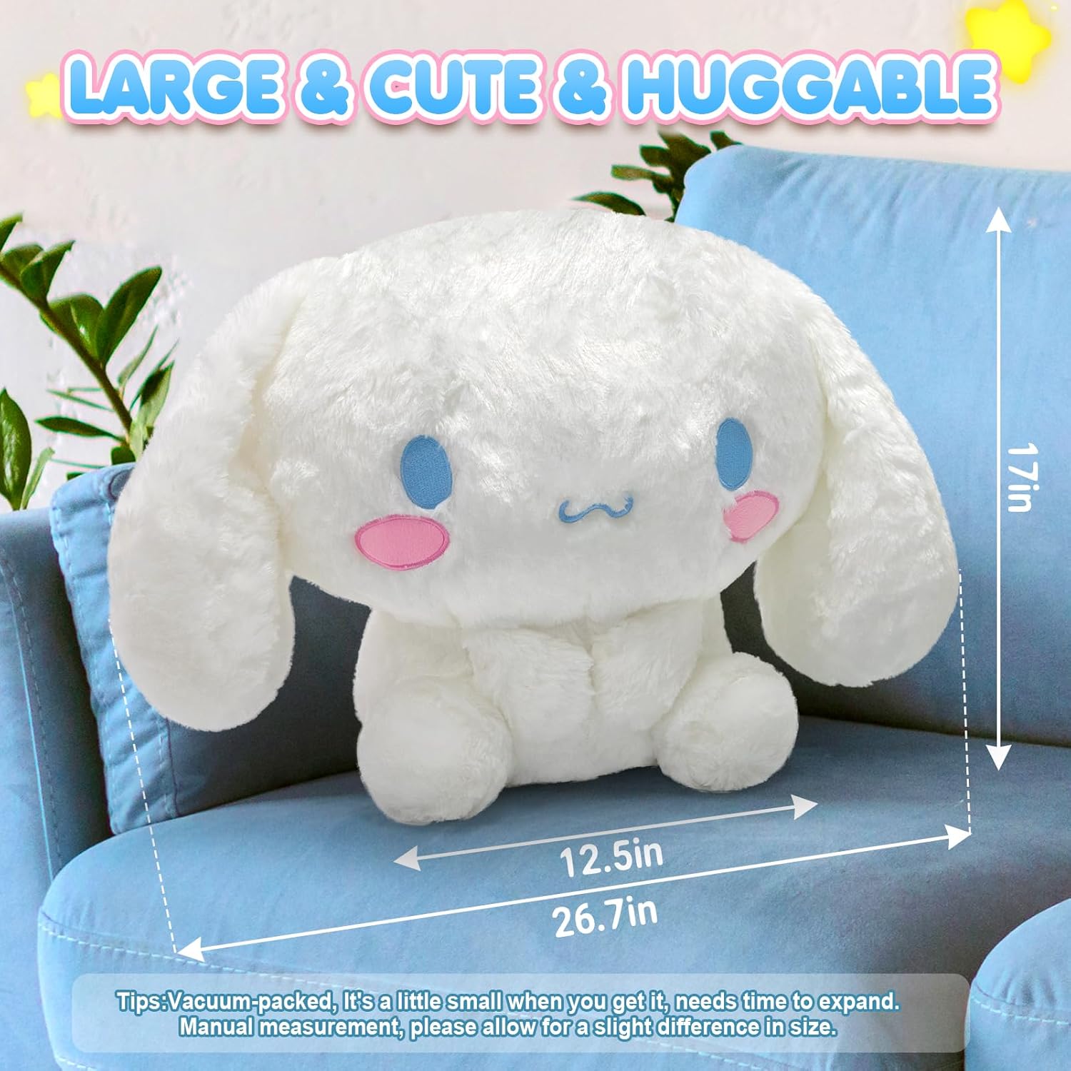 Maikerry Anime Plush Doll Pillow With Two Modes