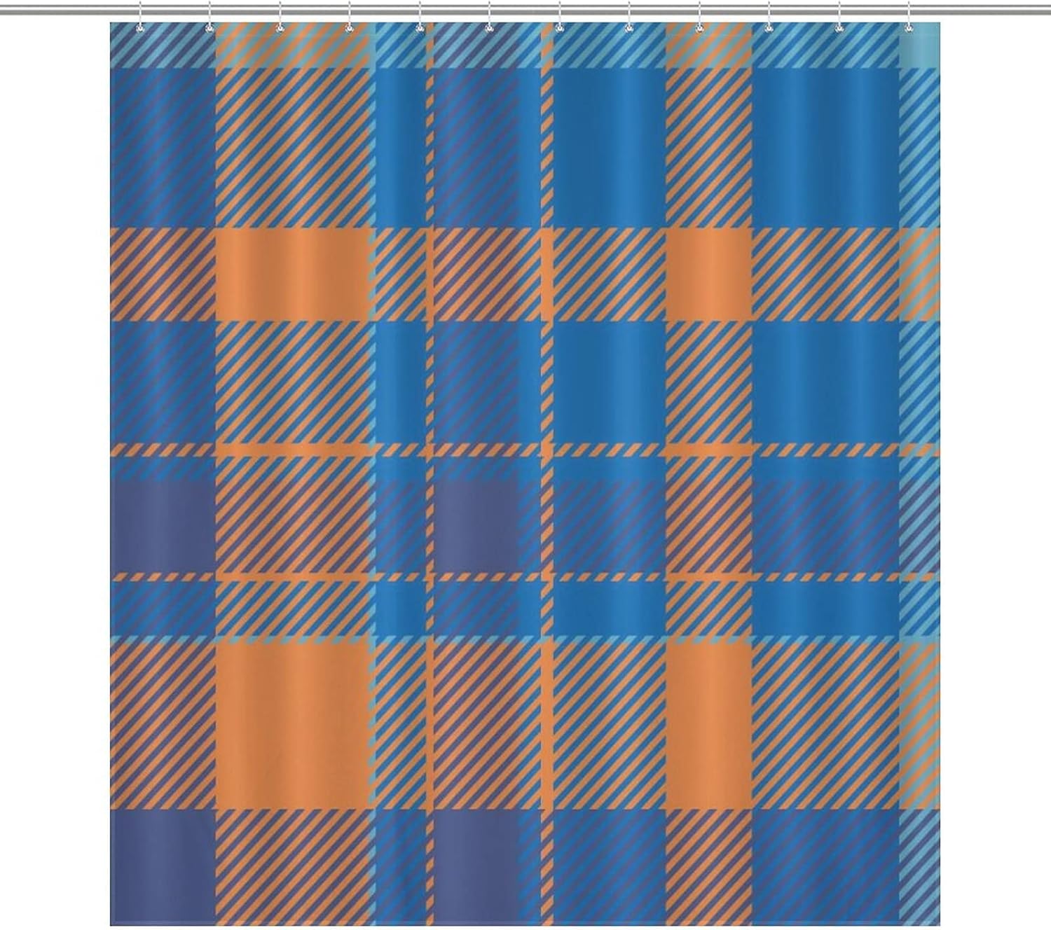 UanMere Buffalo Check Shower Curtain