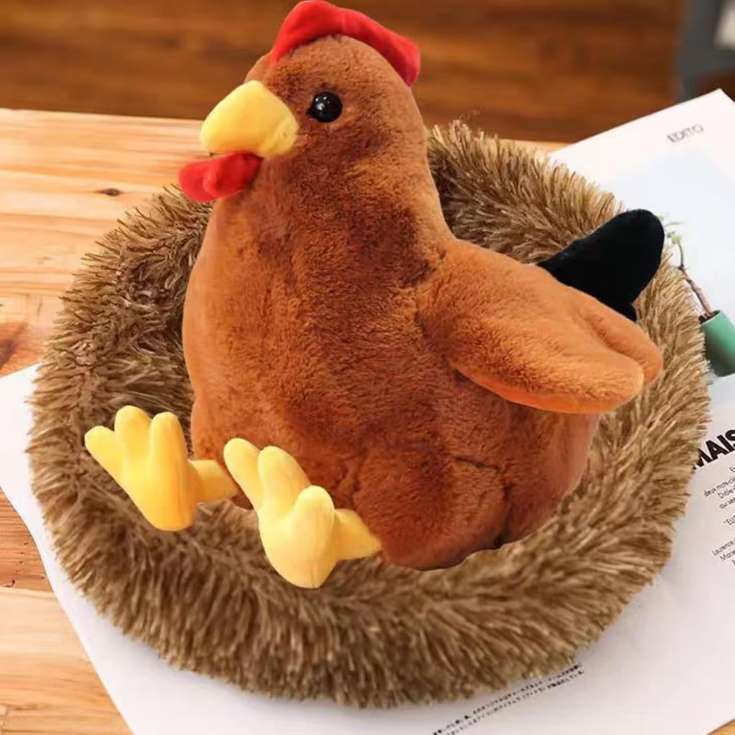 Ryttir 177 Chubbier Large Chicken Plush Pillow