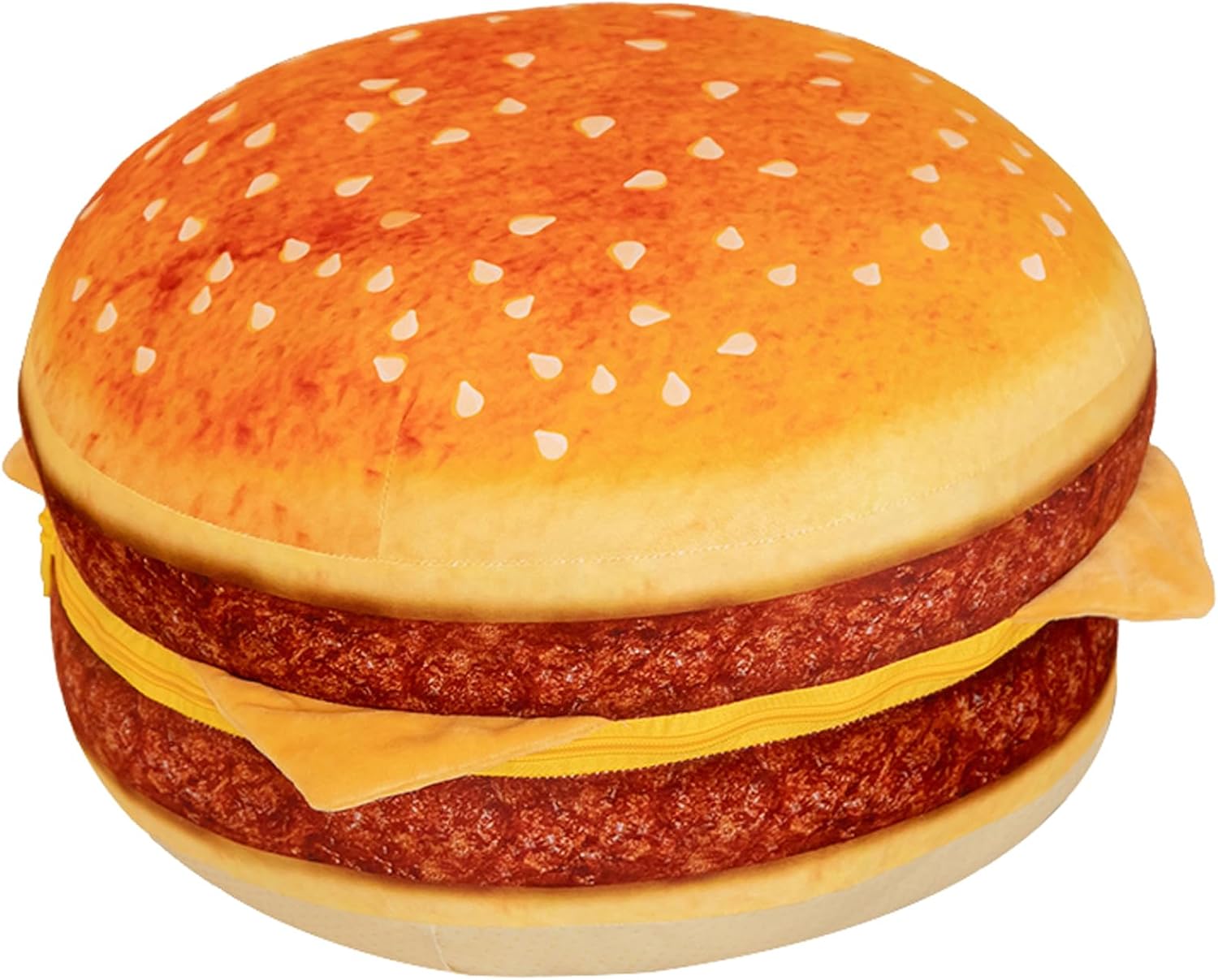 Hamburger Plush Pillow 3D Cheeseburger Hugging Cushion Toy