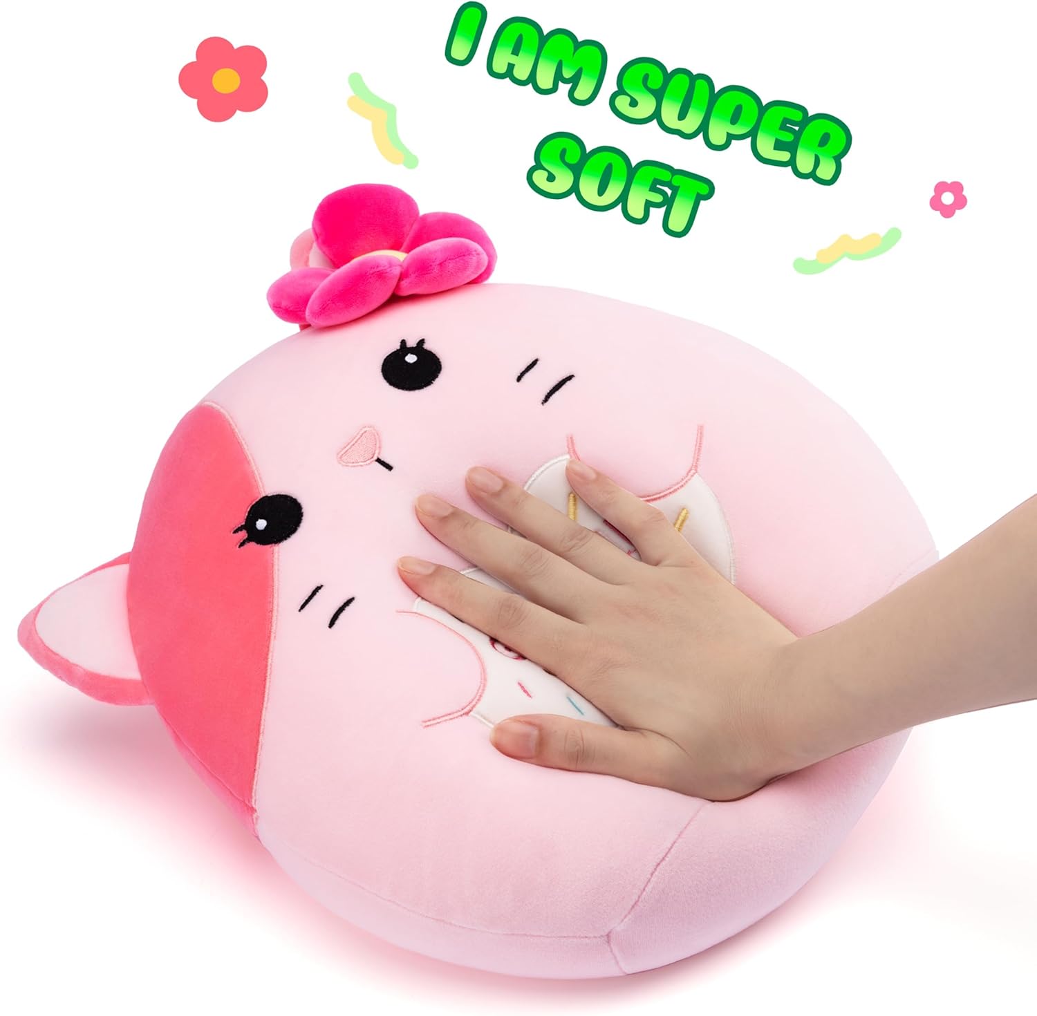Large Plush Cat Get Well Soon Pillow for Kids and Adults 125