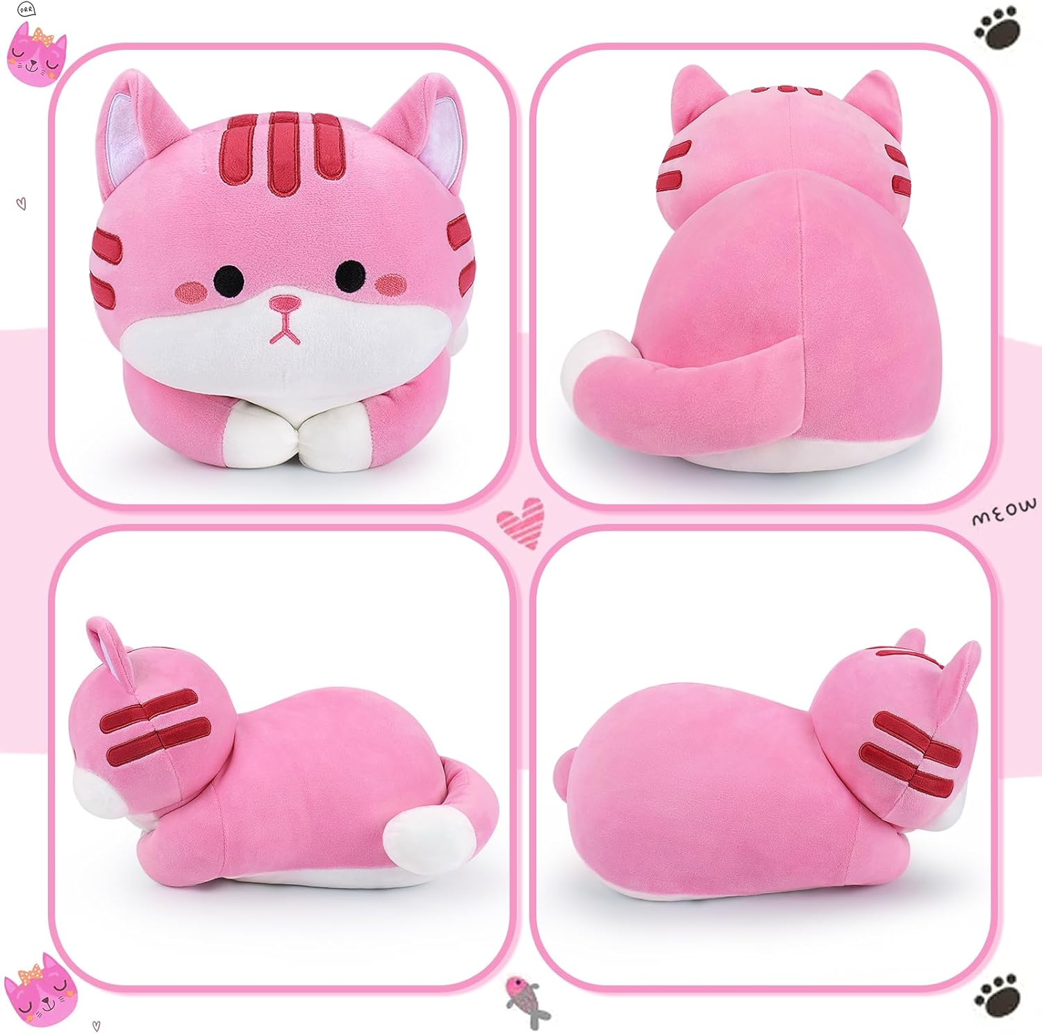 Kawaii Weighted Cat Plush
