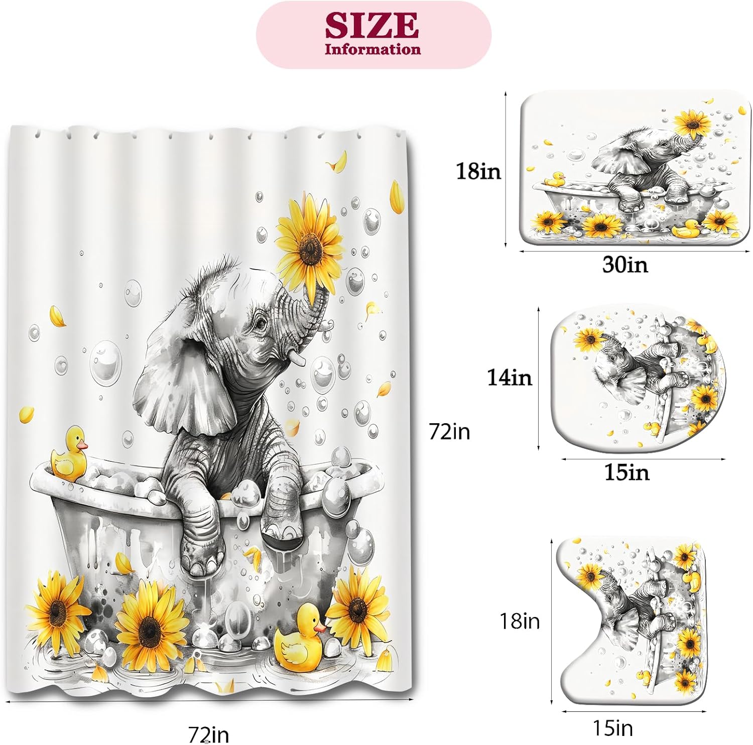 Elephant Bath Sets for Home