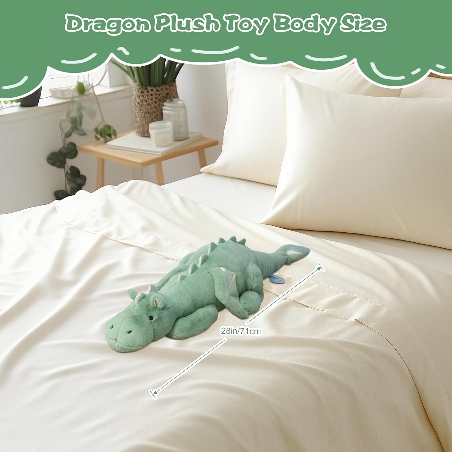 Dinosaur Plush Pillow for Kids Cuddling Friends PP Cotton Softness