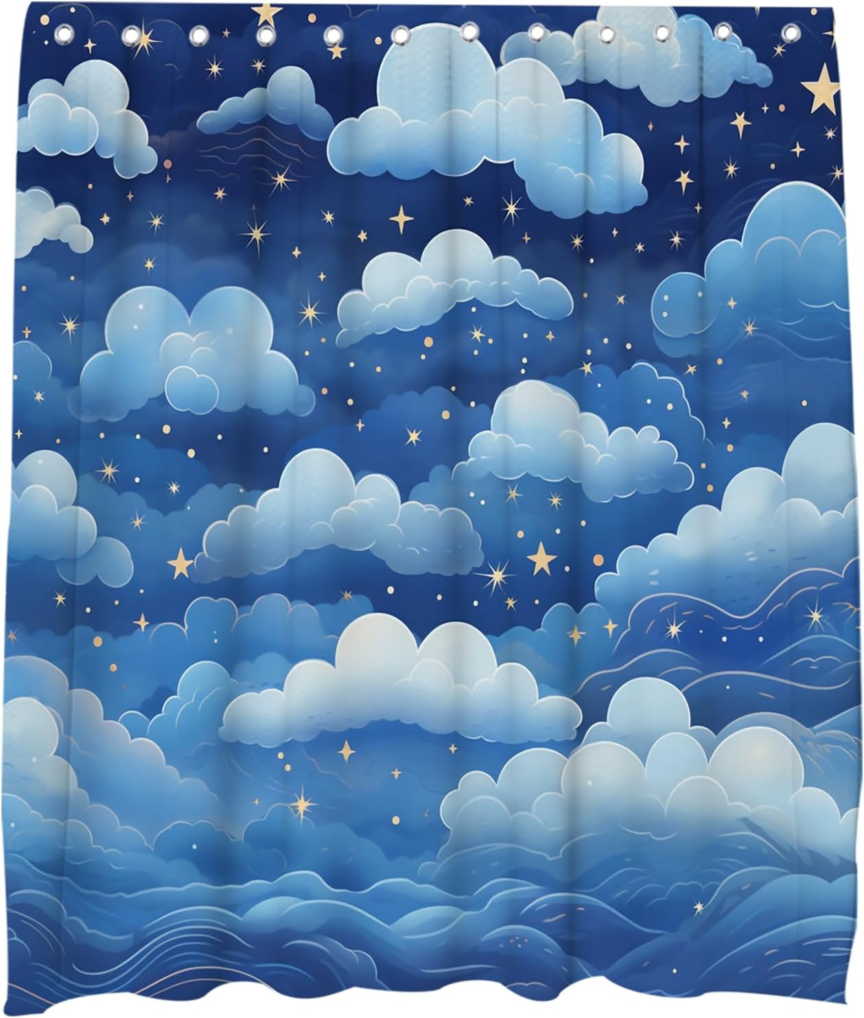 Cute Blue Sky shower curtain