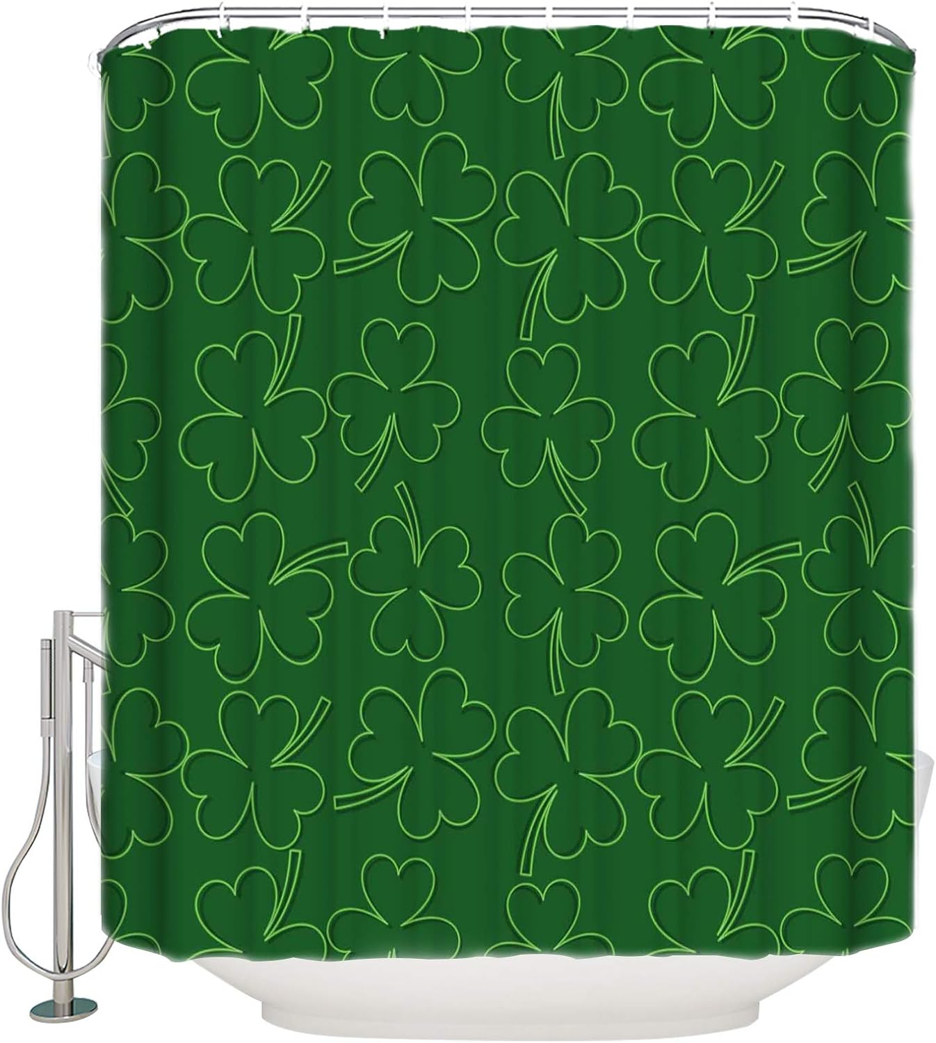 St Patricks Day TocaHome Waterproof Shower Curtain Set