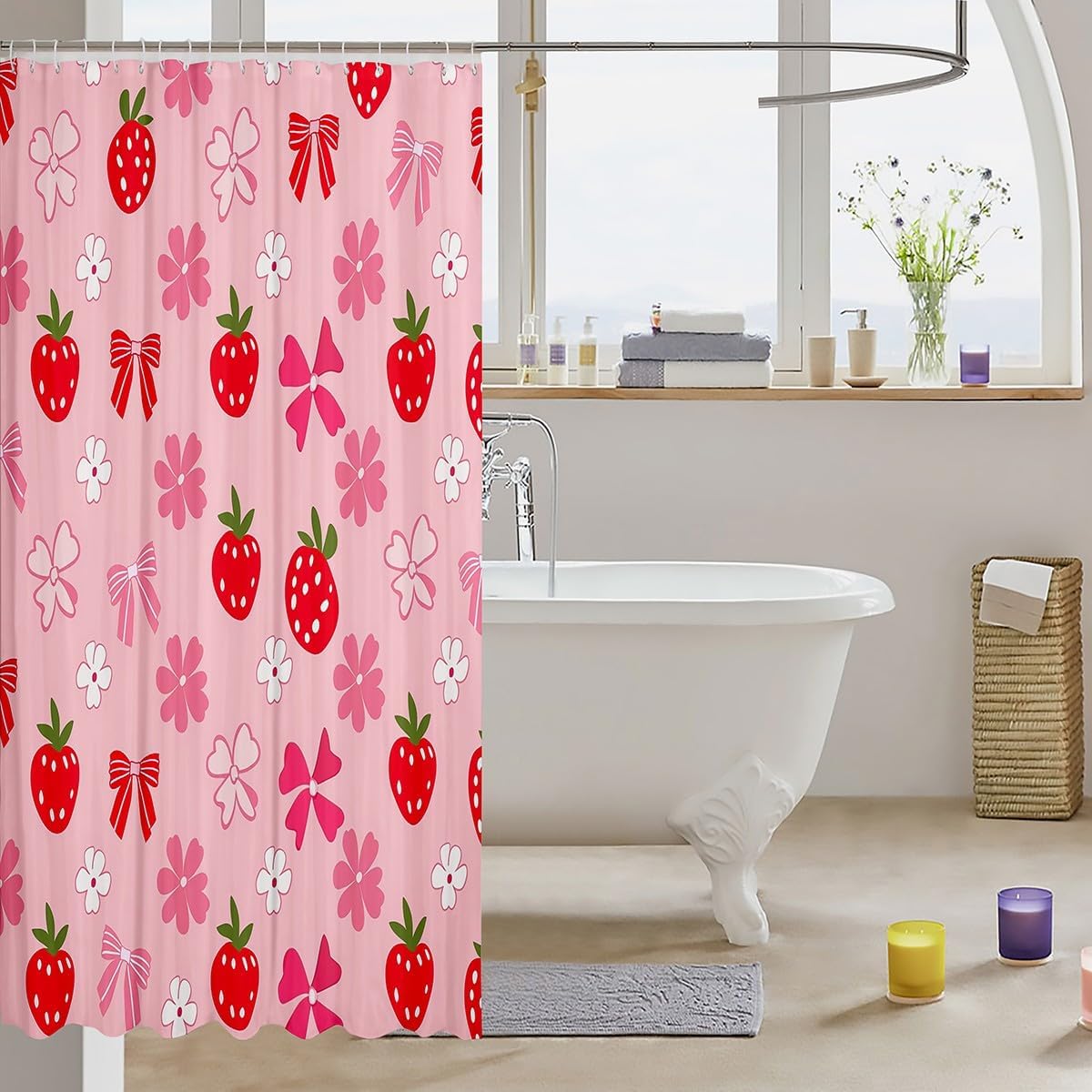 Fun Kids Bath Curtain