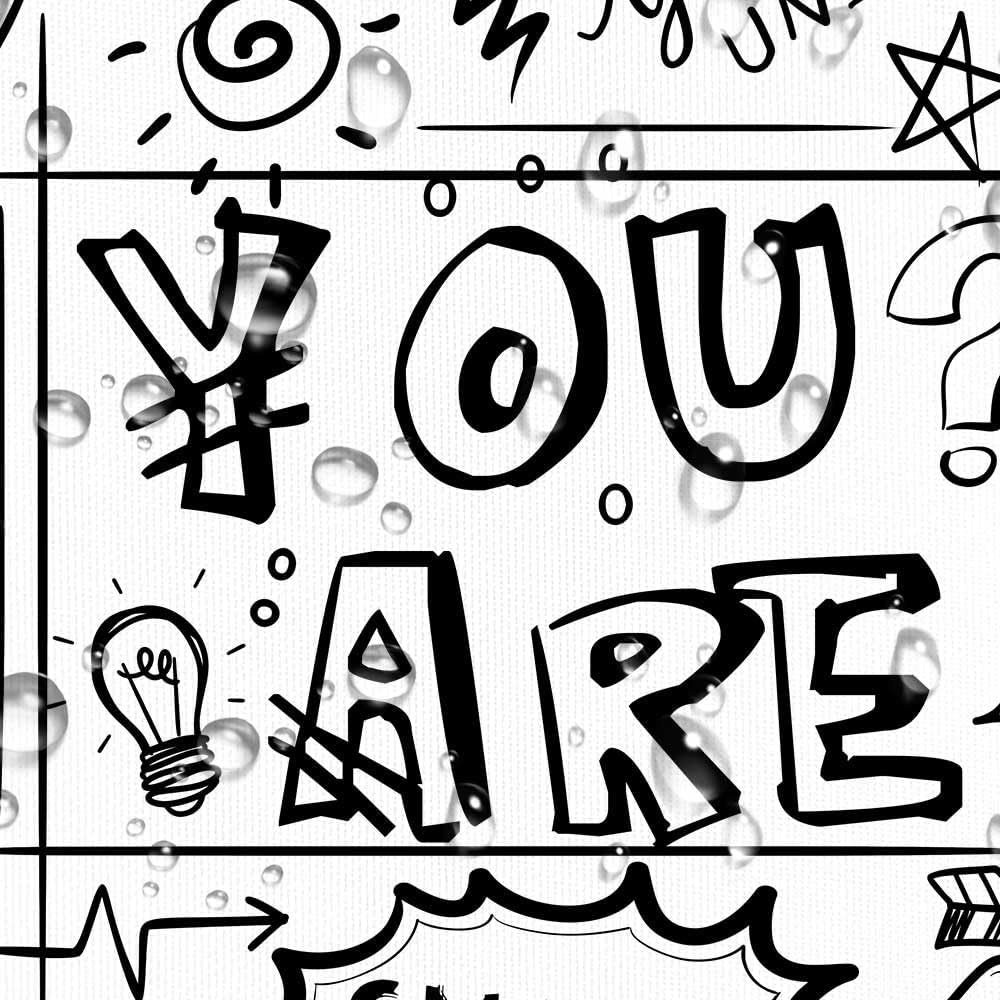 Funny Inspirational Shower curtain set