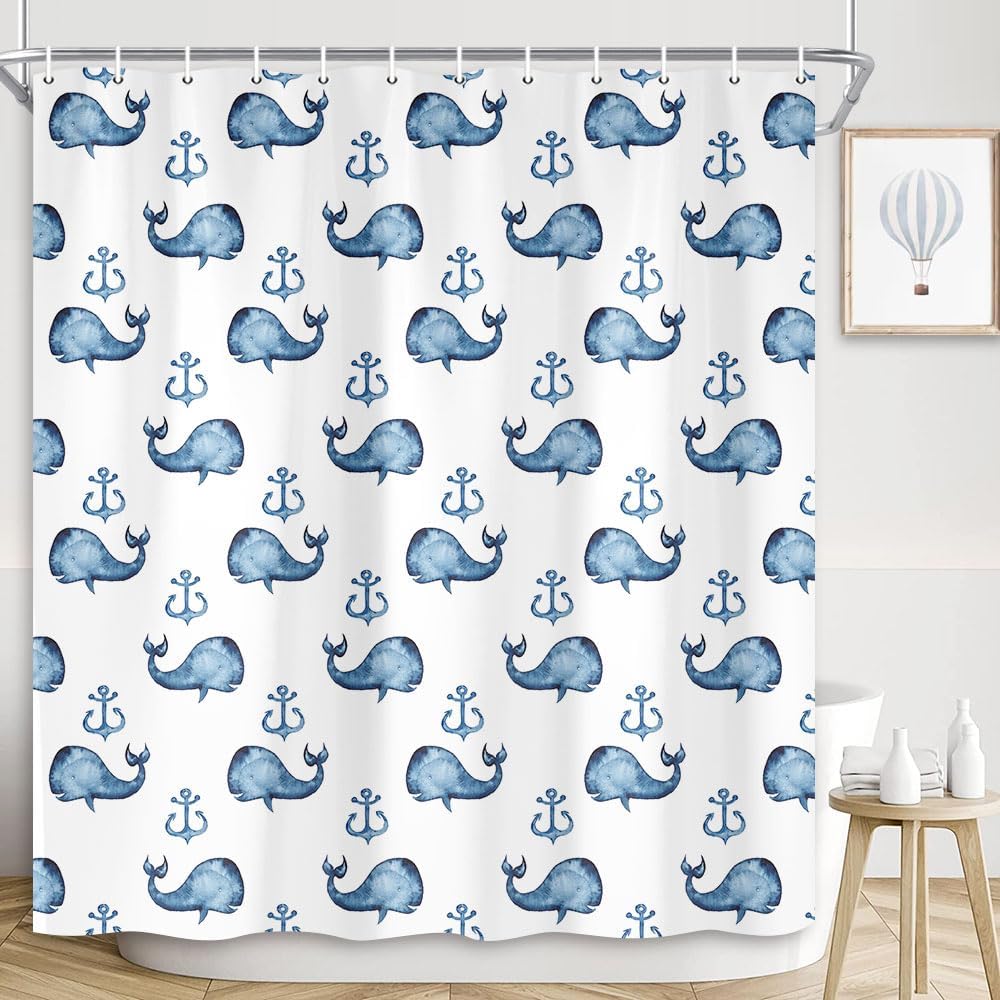 Wathon Nautical Shower curtain Set - 70X70 inches