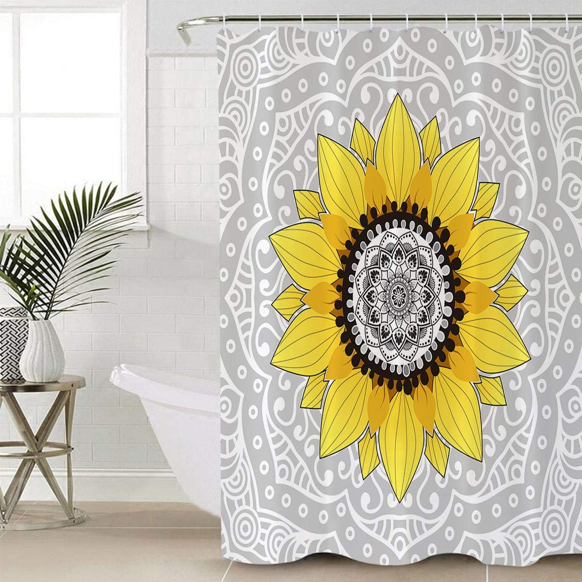 Stylish Mandala Bashroom Curtain Set