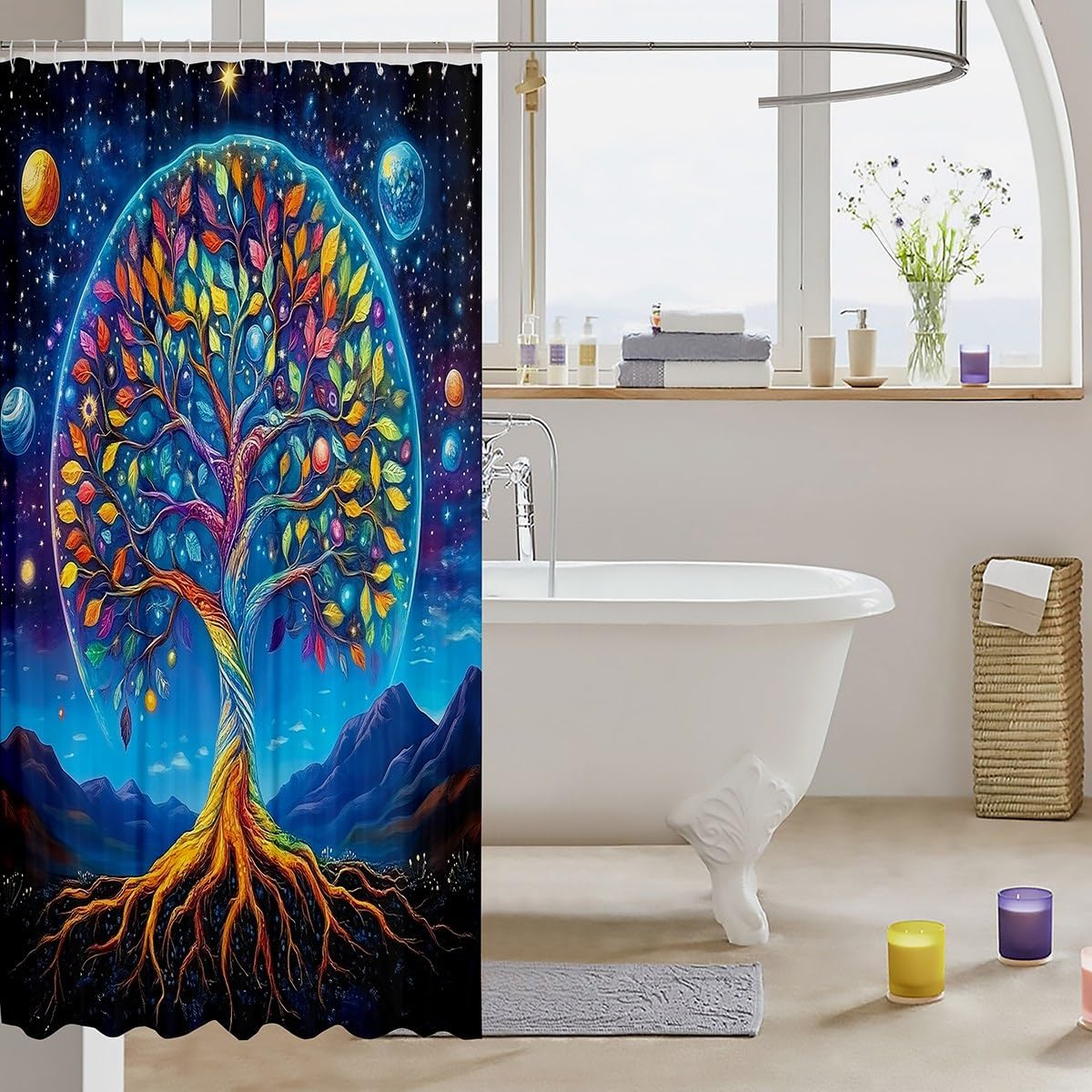 Tree of Life Washable Shower Curtain